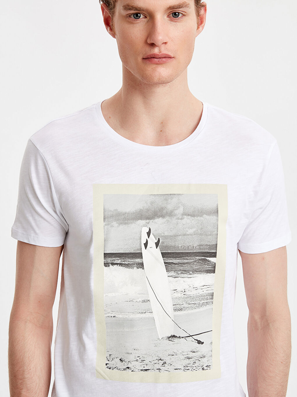 Футболка для чоловіків з круглим вирізом горловини з джерсі-4