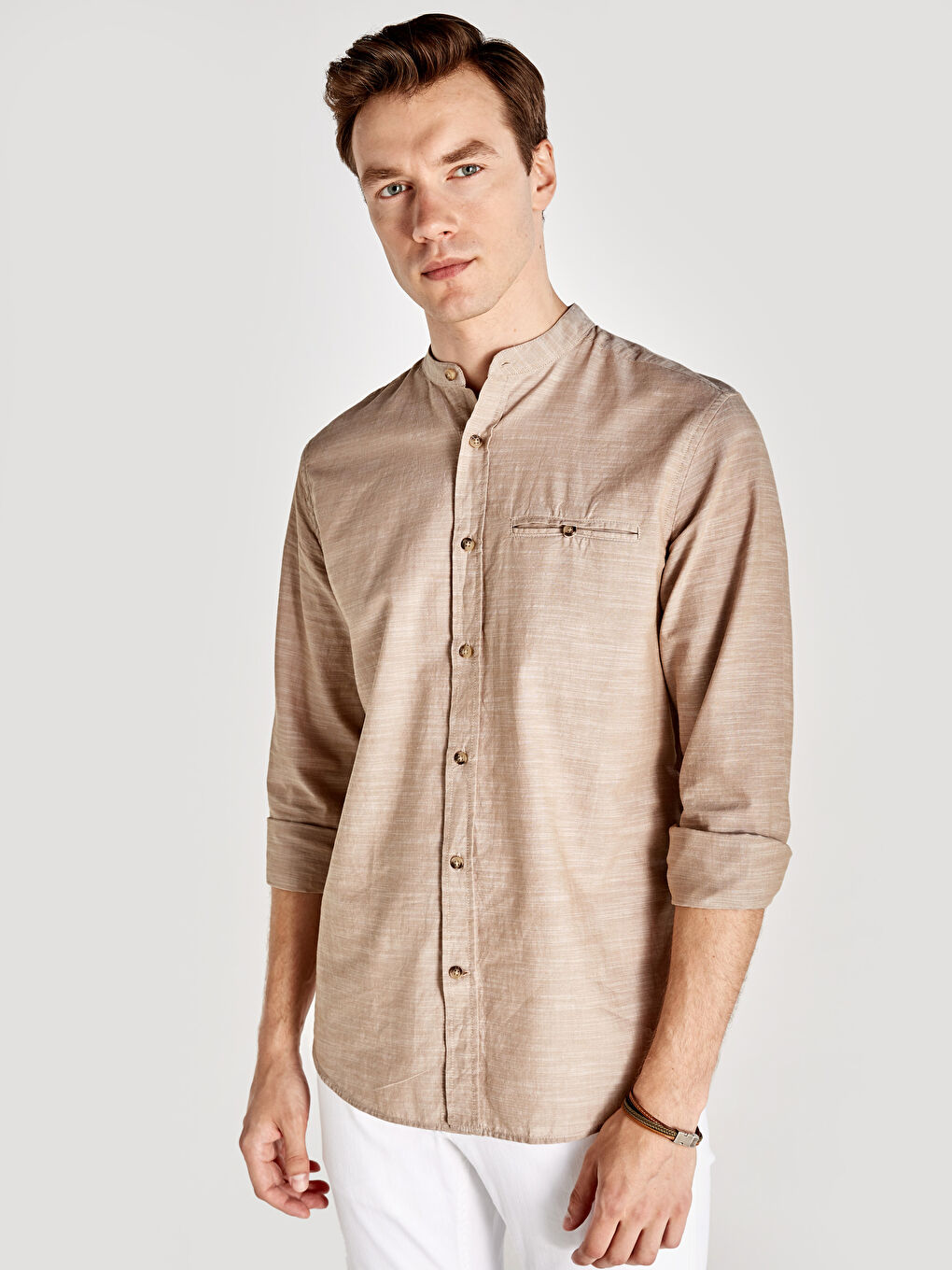 Chemise BEIGE Homme