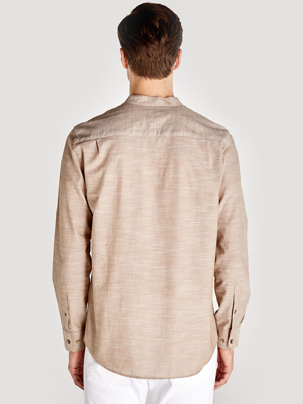 Chemise BEIGE Homme-1