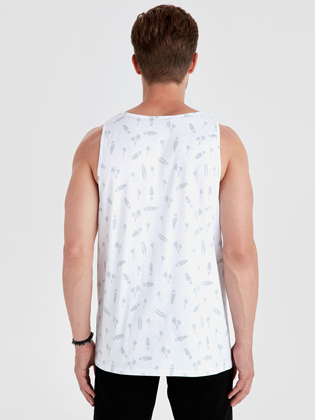 Crew Neck Jersey Men's Sleeveless T-Shirt-2