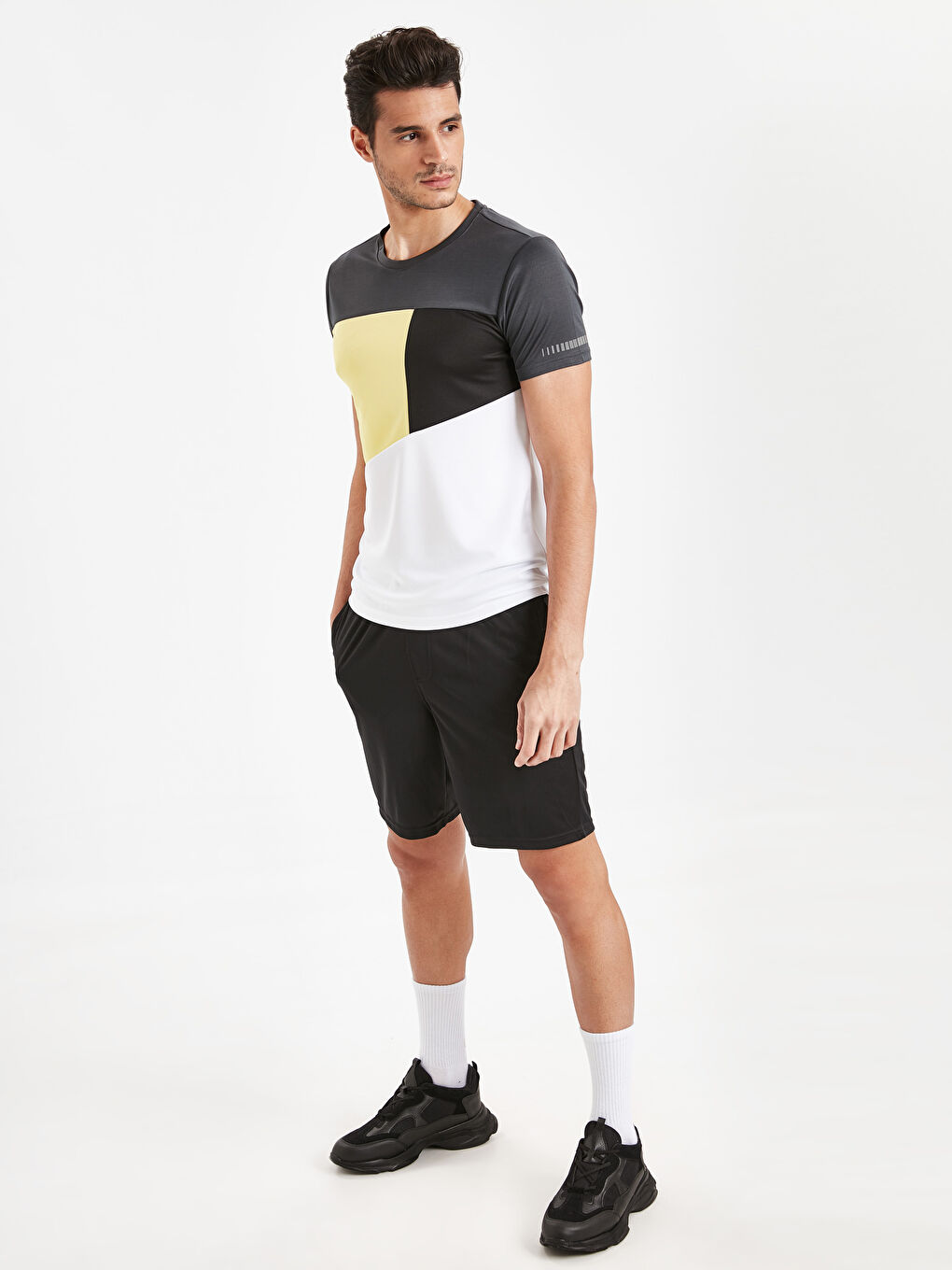 Чоловік БІЛИЙ Спортивна футболка-3