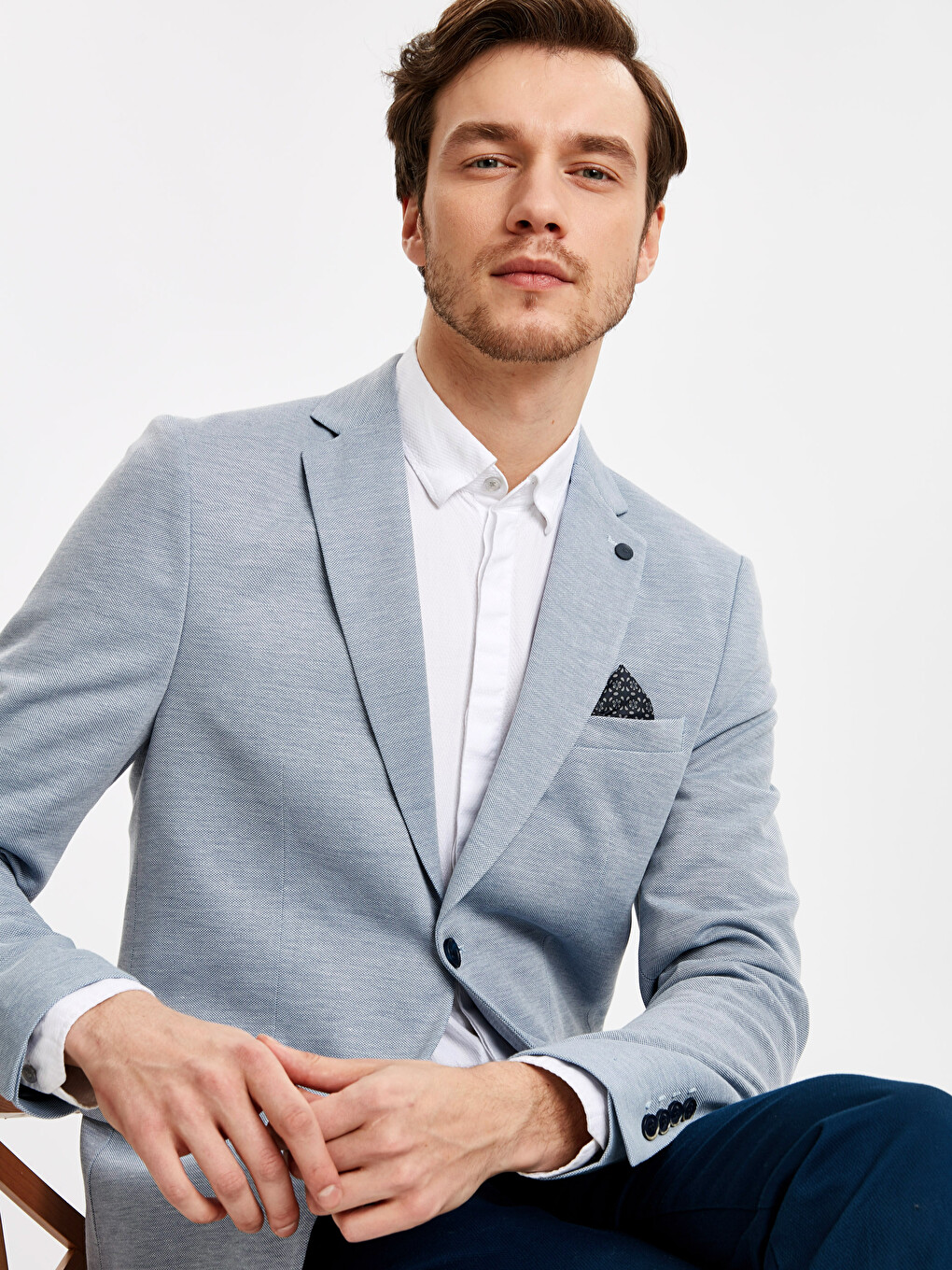 Sacou blazer Albastru Bărbat
