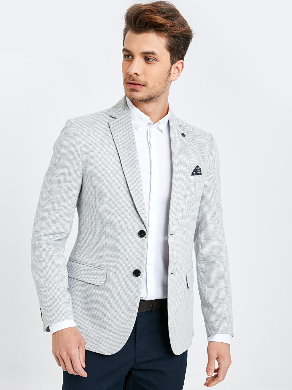 LCWAIKIKI Classic Man GREY Blazer Jacket -9SM774Z8-LAK