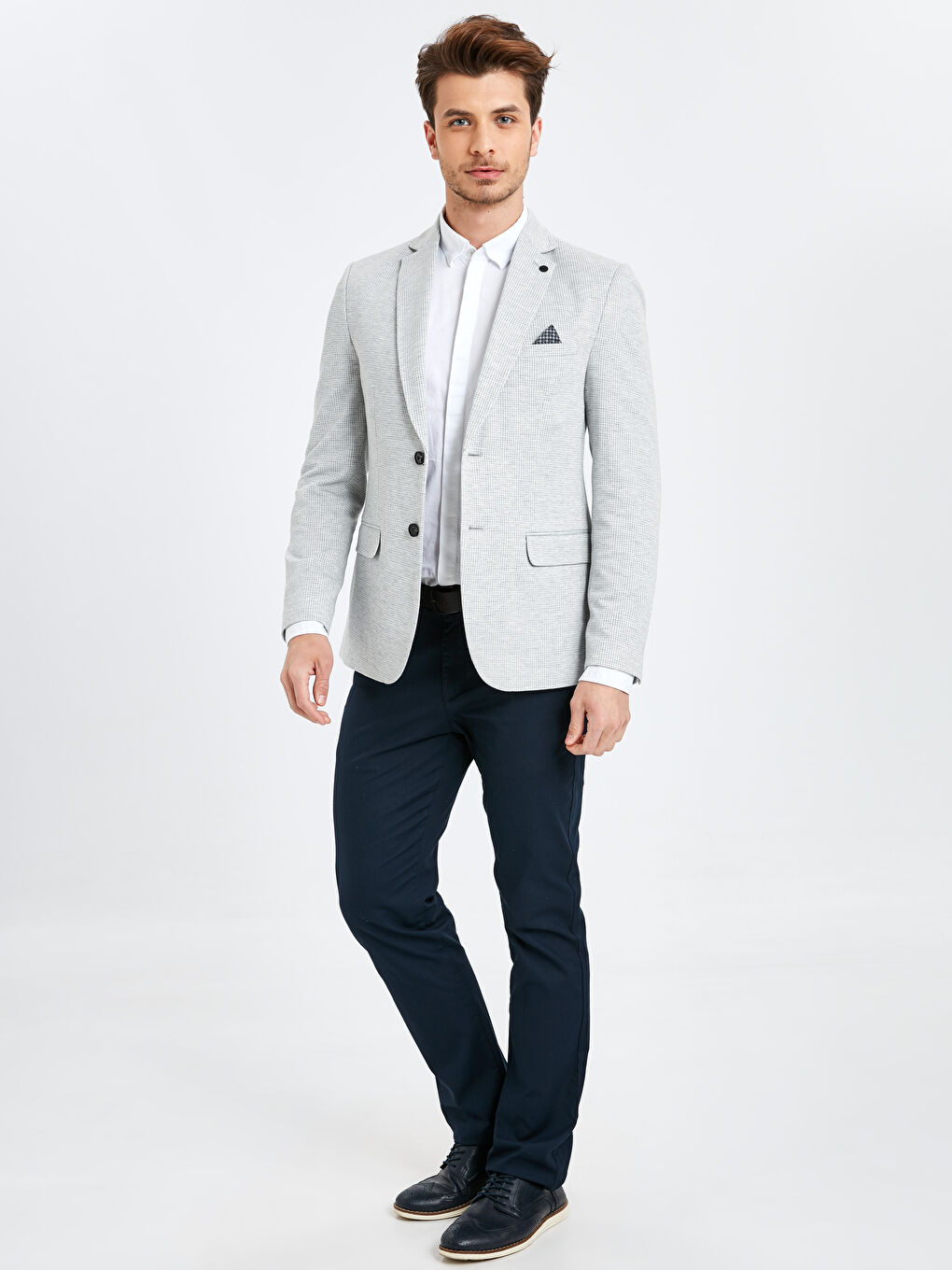 LCWAIKIKI Classic Man GREY Blazer Jacket -9SM774Z8-LAK