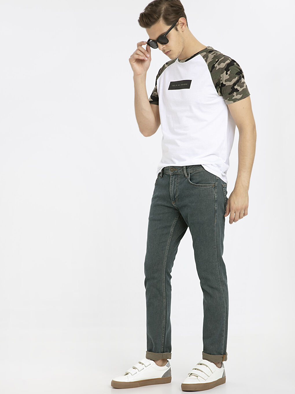 Yeşil Rodeo Jean Pantolon