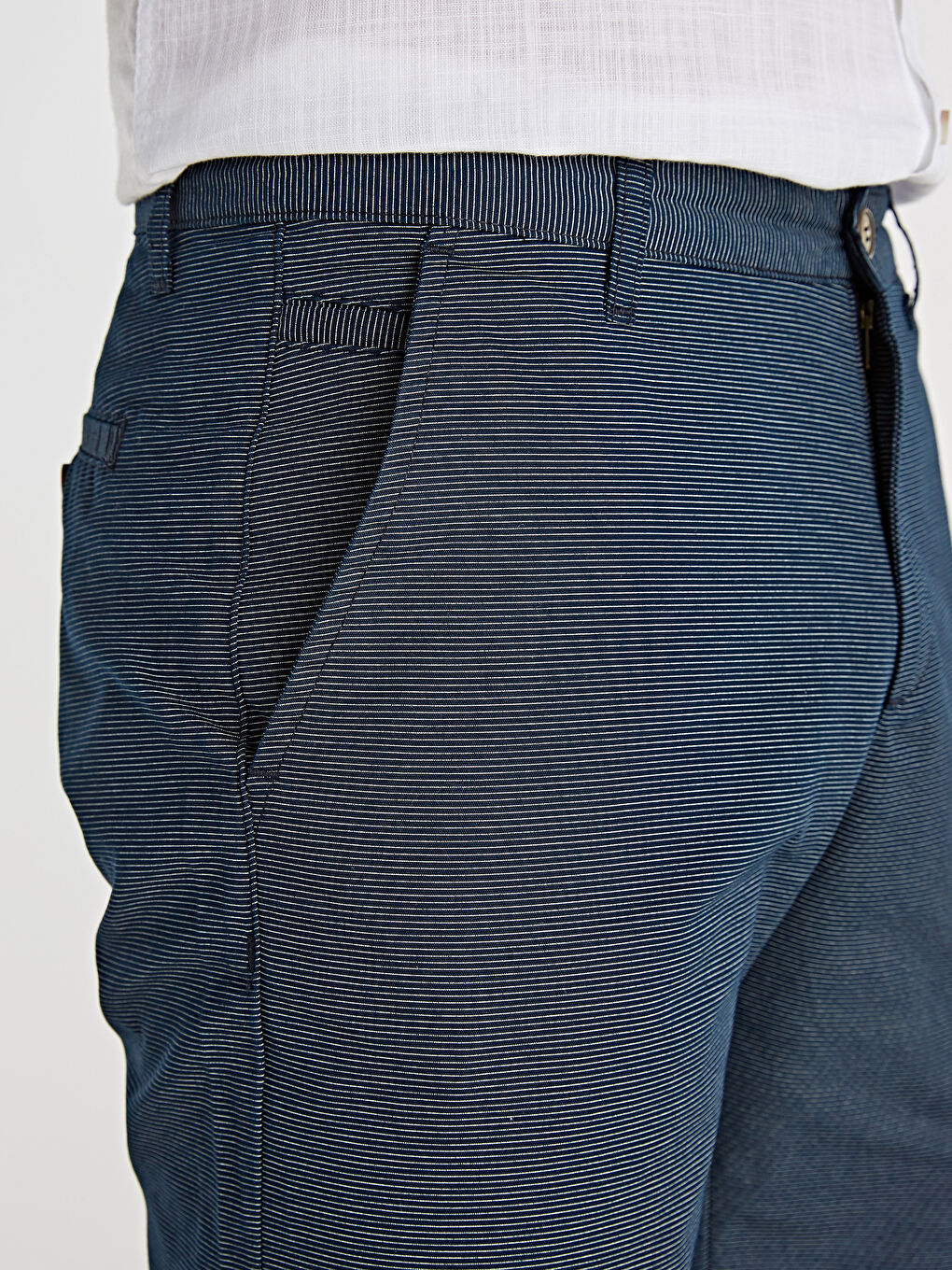 Lacivert Standart Kalıp Erkek Şort-3