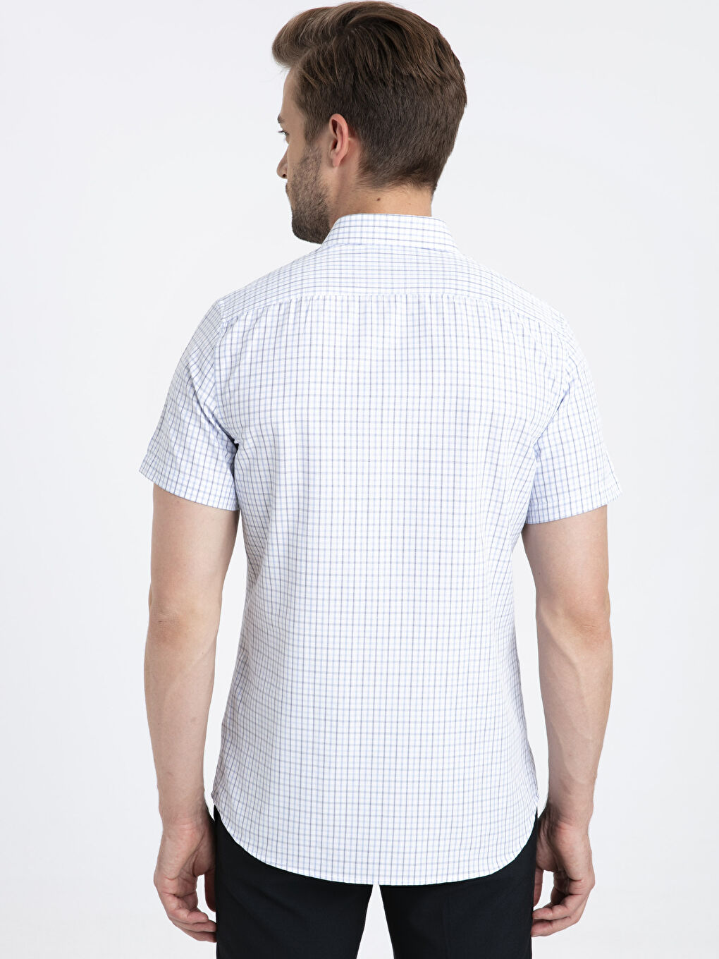 Mavi Ekoseli Gömlek-2