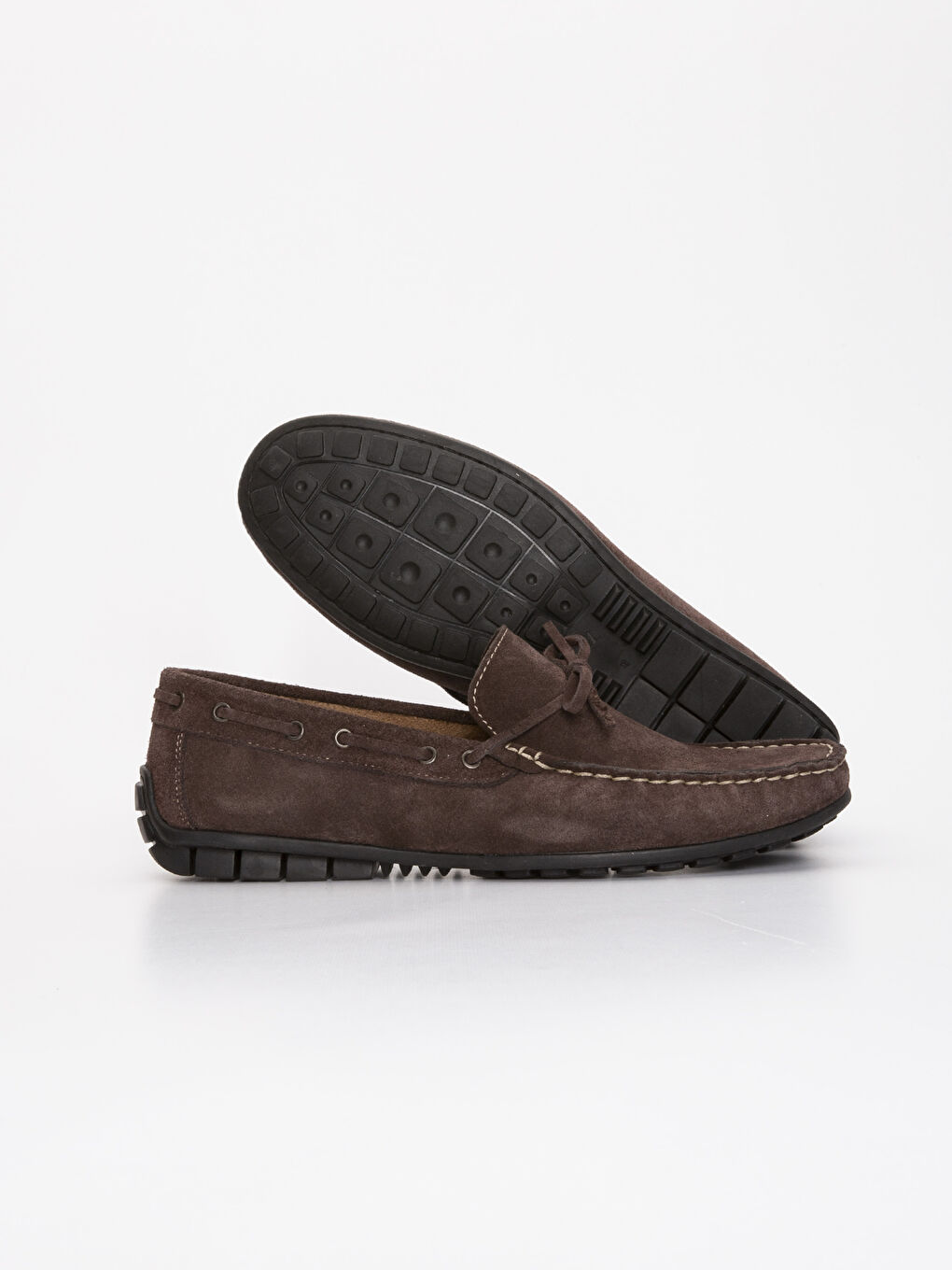 Kahverengi Erkek Hakiki Deri Loafer Ayakkabı-2