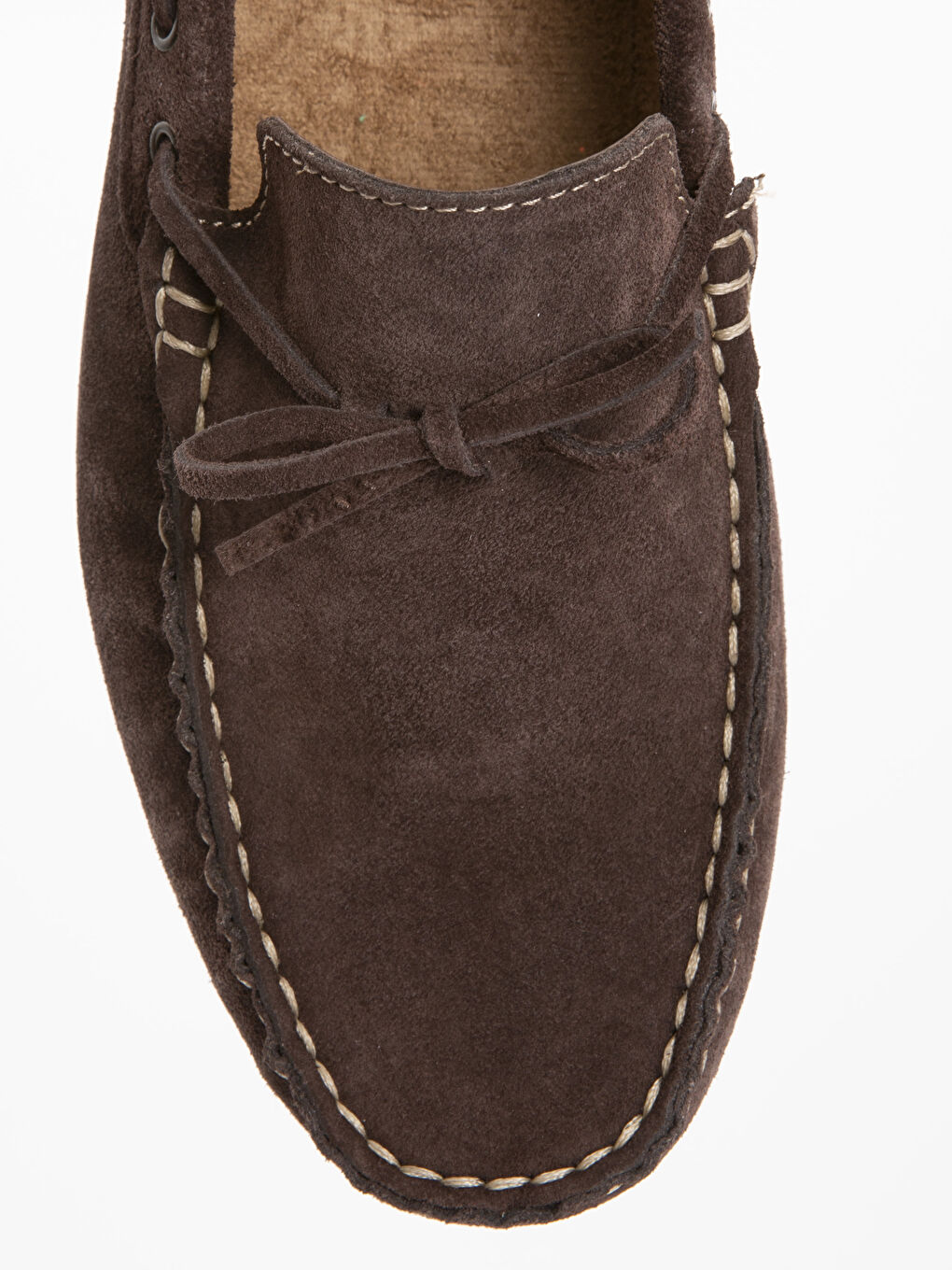 Kahverengi Erkek Hakiki Deri Loafer Ayakkabı-4