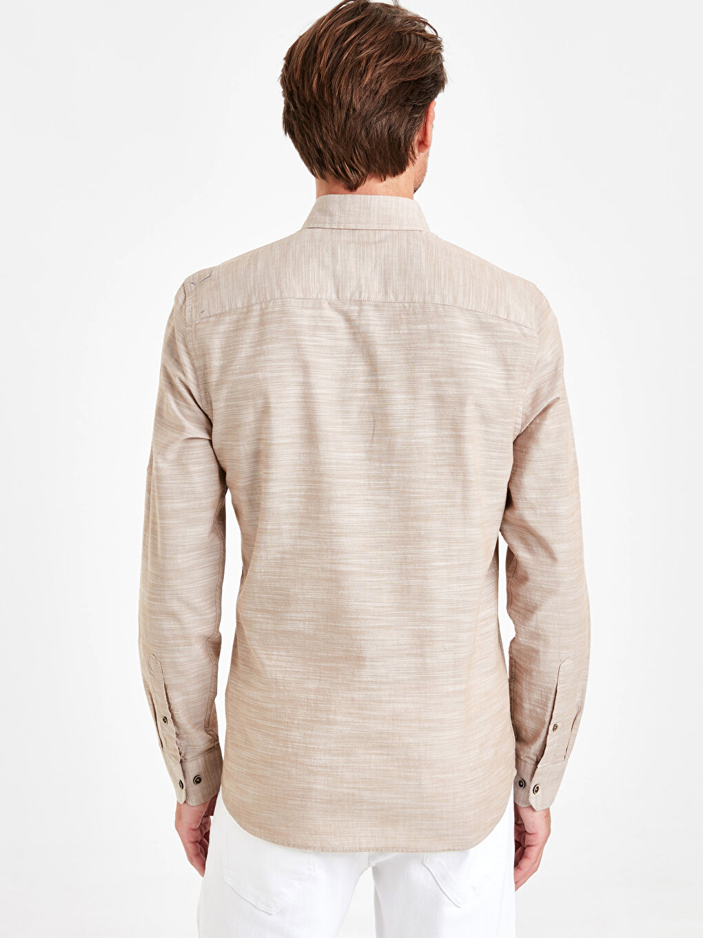Chemise BEIGE Homme-1