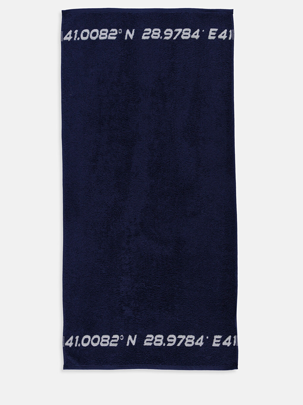 Lacivert Plaj Havlusu-1