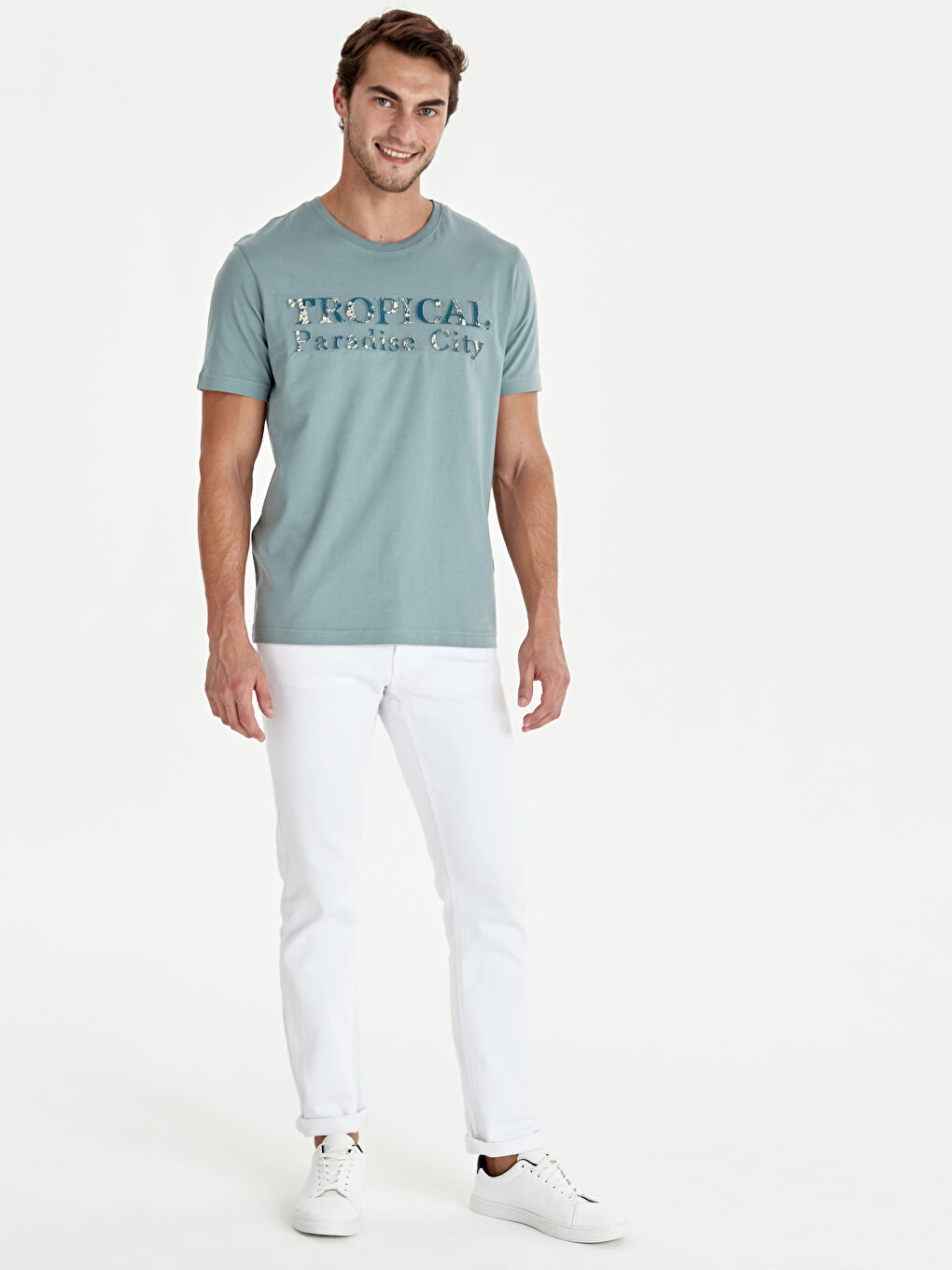 Çağla Yeşili Tişört-2