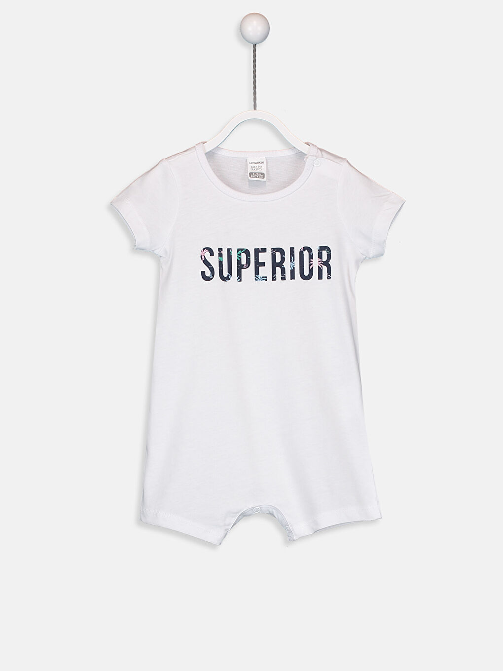 Baby Boy WHITE Jumpsuit-1