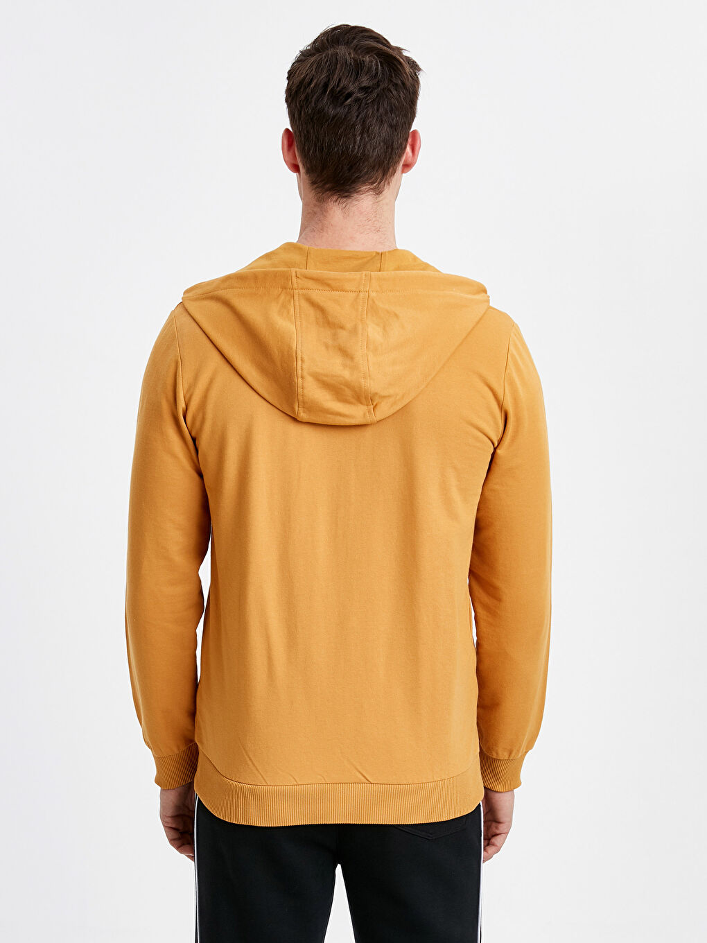 Sweat zippé JAUNE Homme-1