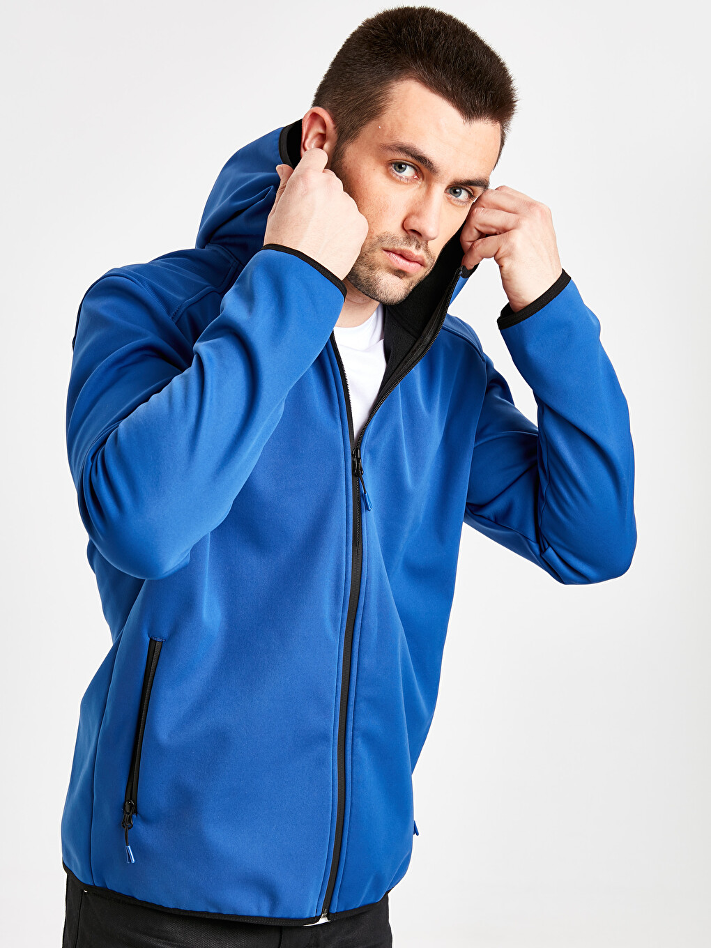 XSIDE ACTIVE Regular Fit Kapüşonlu Erkek Yağmurluk - 9SQ461Z8-CSV