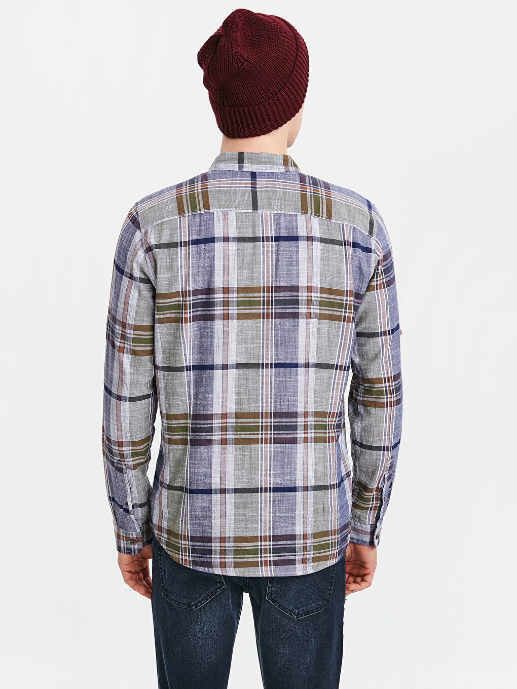 Yeşil Ekoseli Gömlek-1