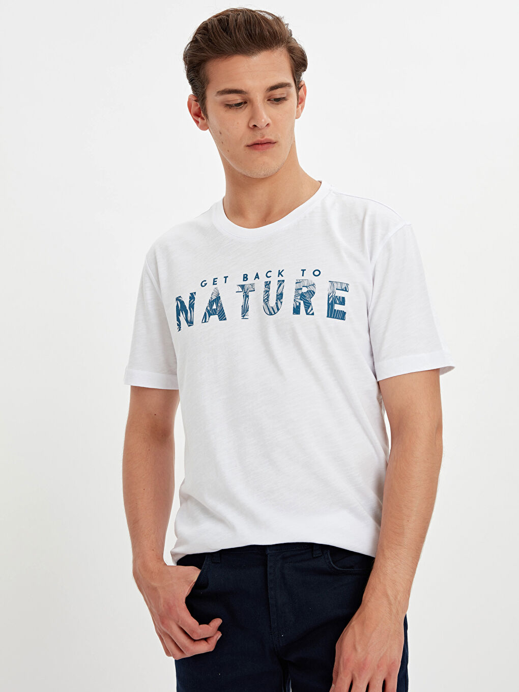 Canlı Beyaz Tişört-1