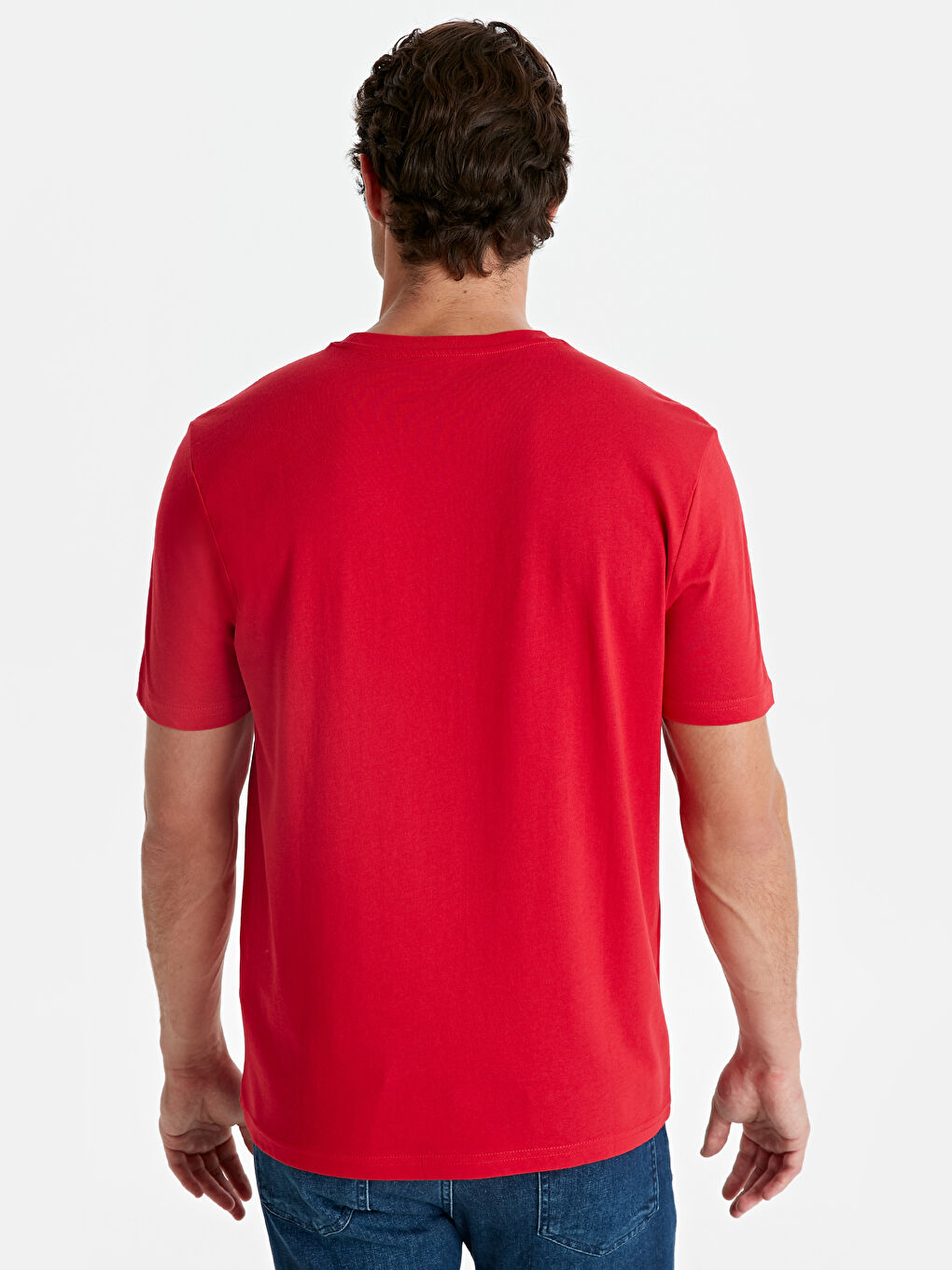 T-shirt ROUGE Homme-1