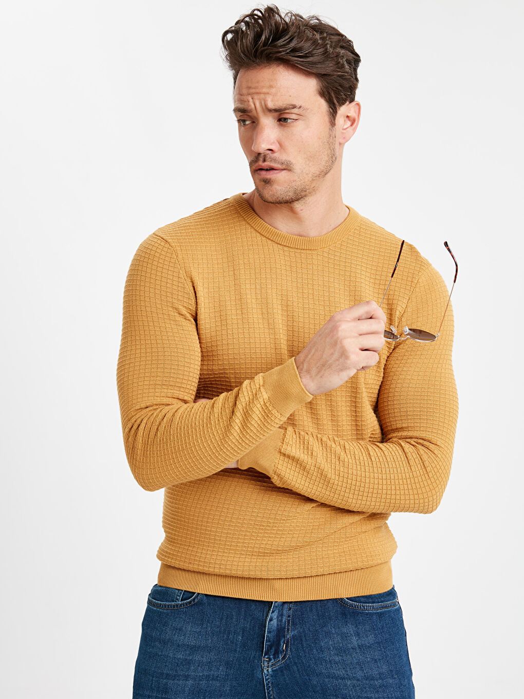 Pull-over JAUNE Homme