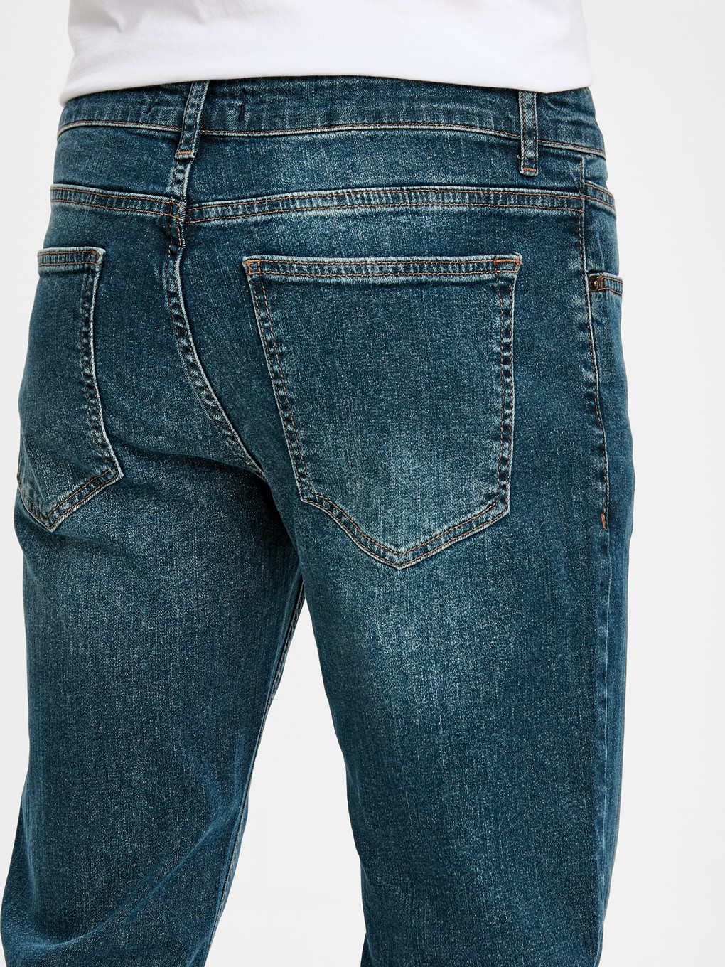 Yeşil 790 Rahat Kalıp Erkek Jean Pantolon-3