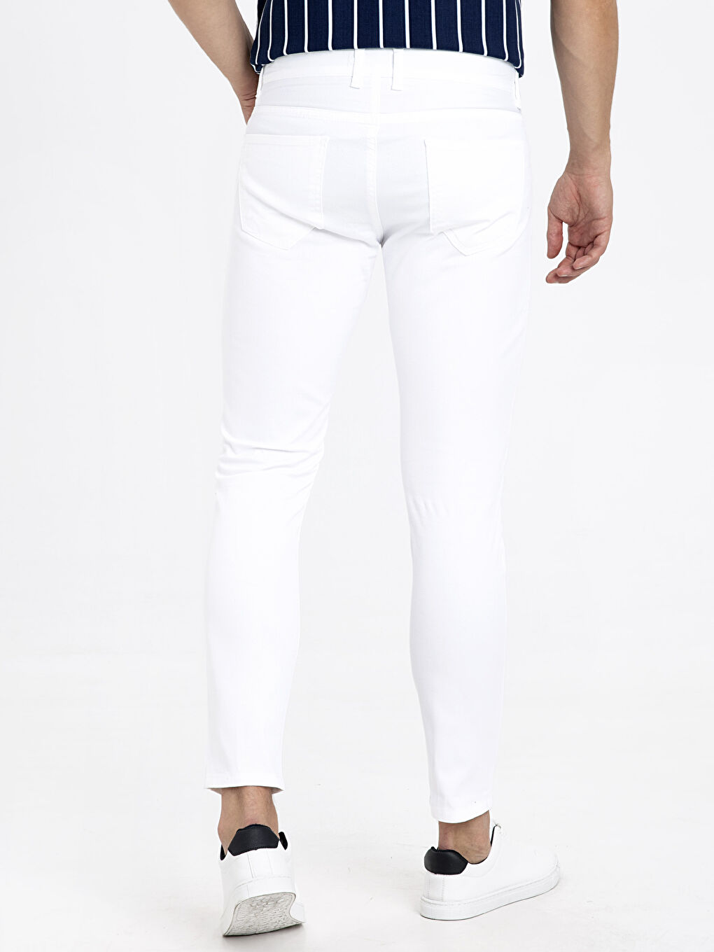 Pantalon BLANC Homme-2