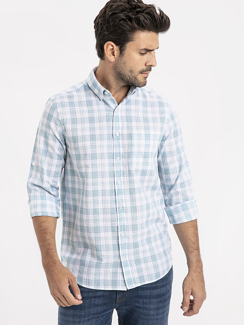 Man TURQUOISE Shirt-1