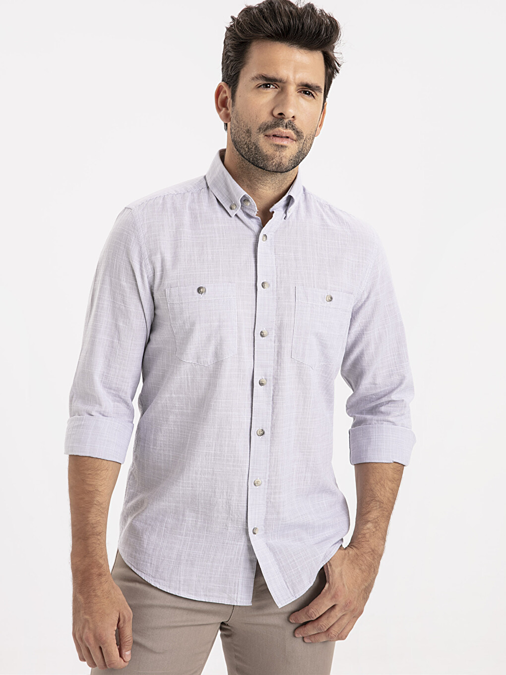 Chemise Gris Homme