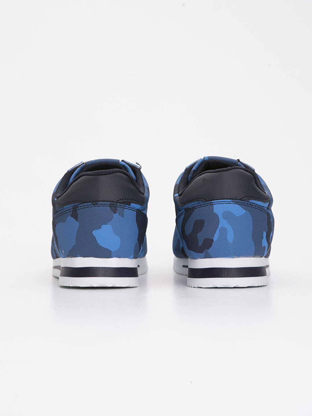 Haki Genç Erkek Lacivert Kamuflaj Desenli Spor Ayakkabı-4