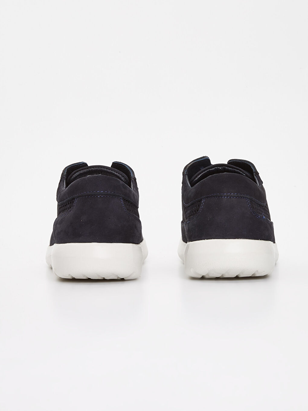 Lacivert Erkek Hakiki Süet Deri Spor Ayakkabı-3