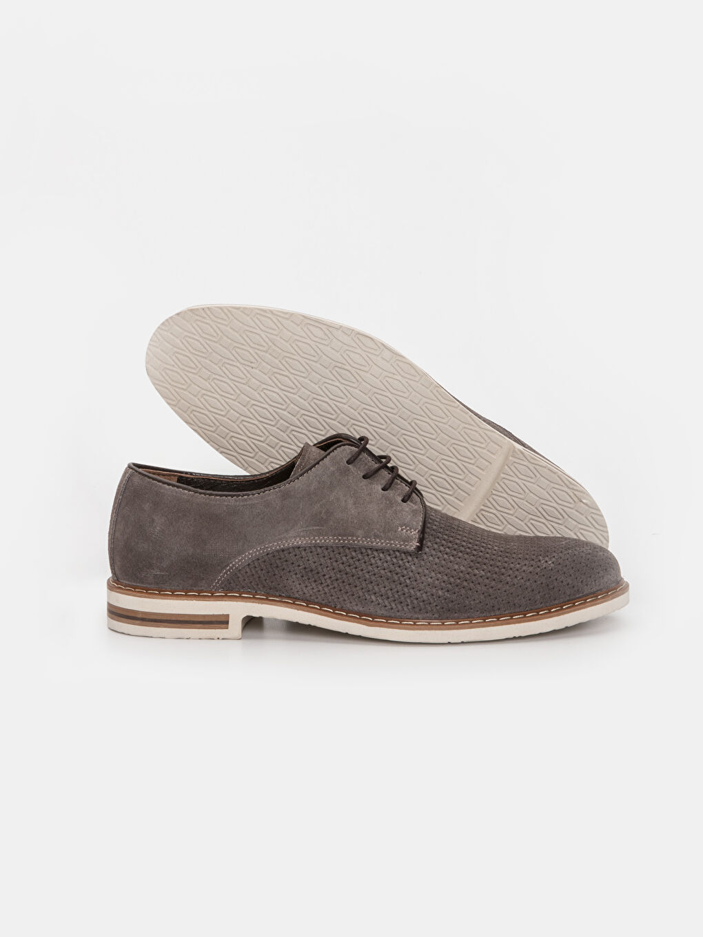 Man GREY Suit Shoes-2