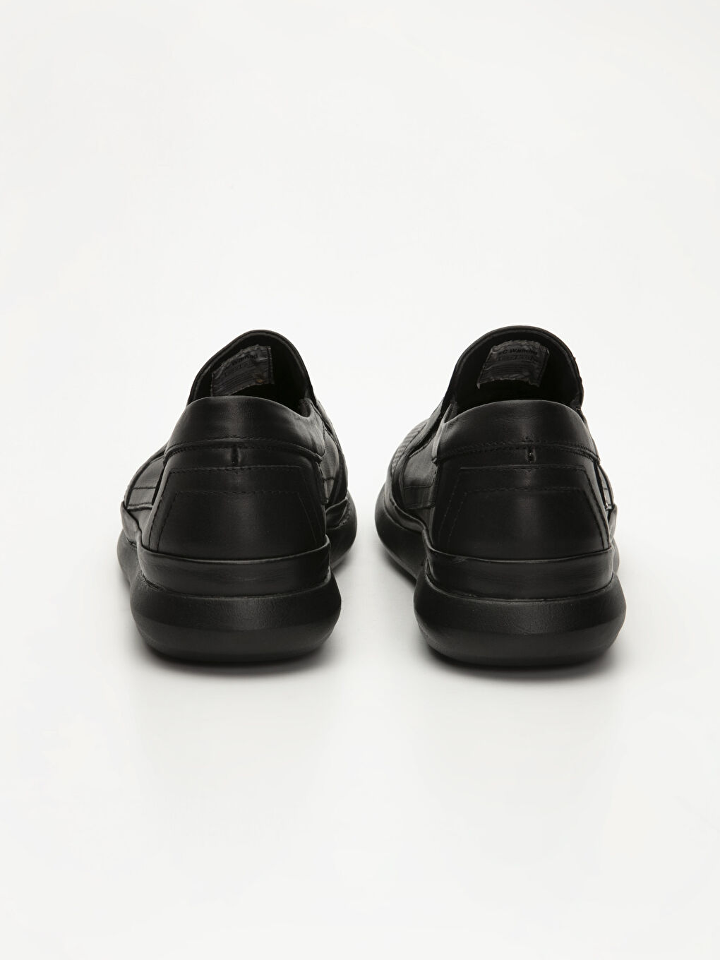 Siyah Erkek Slip On Hakiki Deri Ayakkabı-3