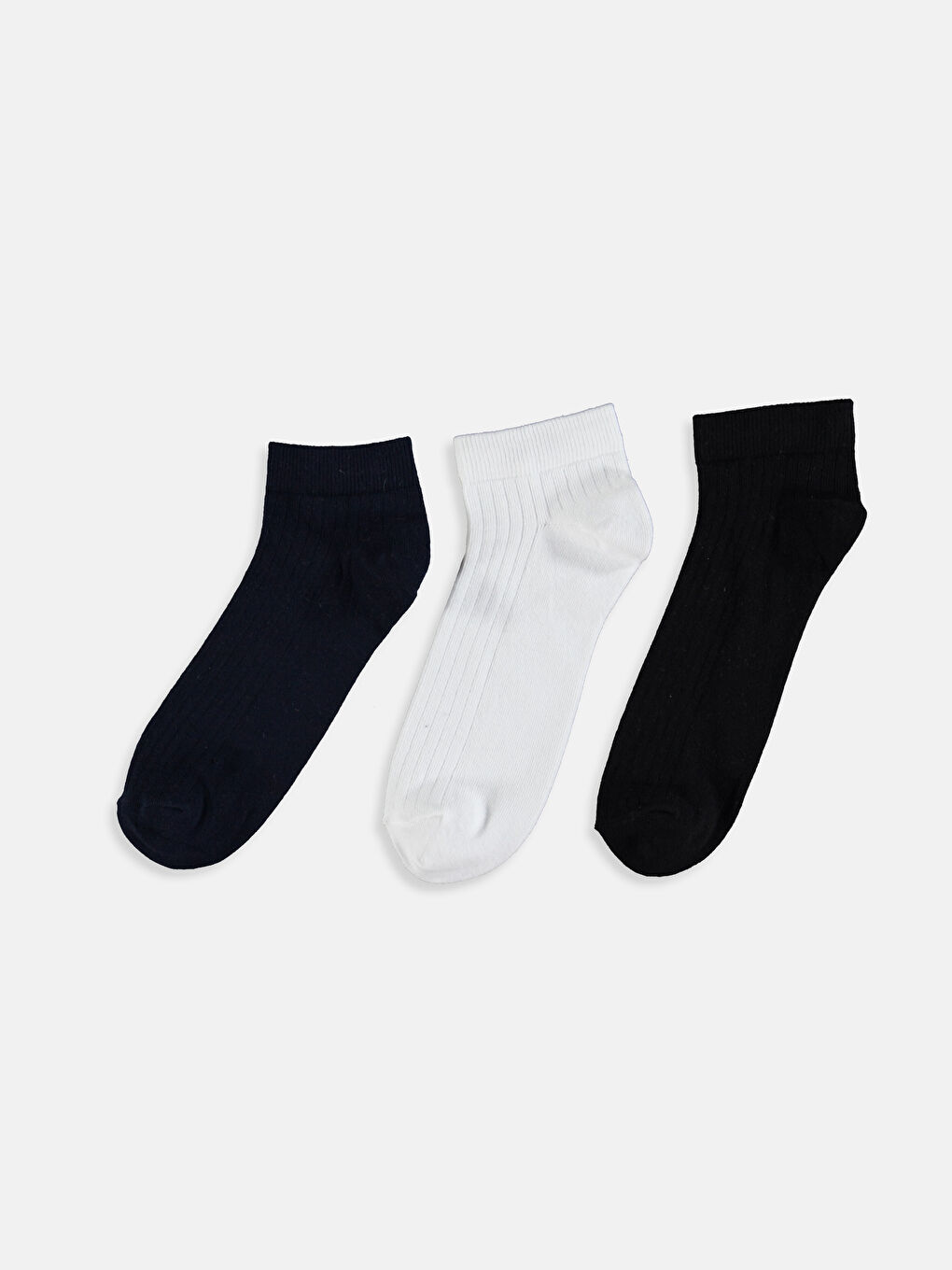 Karışık Renk İpliği Boyalı Patik Çorap-1