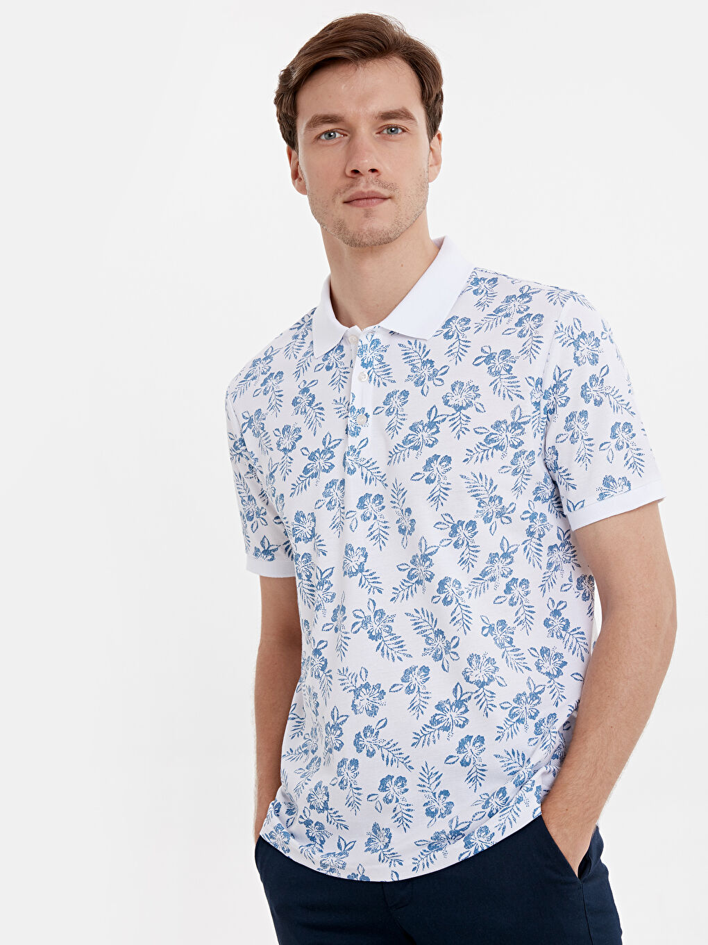 T-shirt BLANC Homme-1