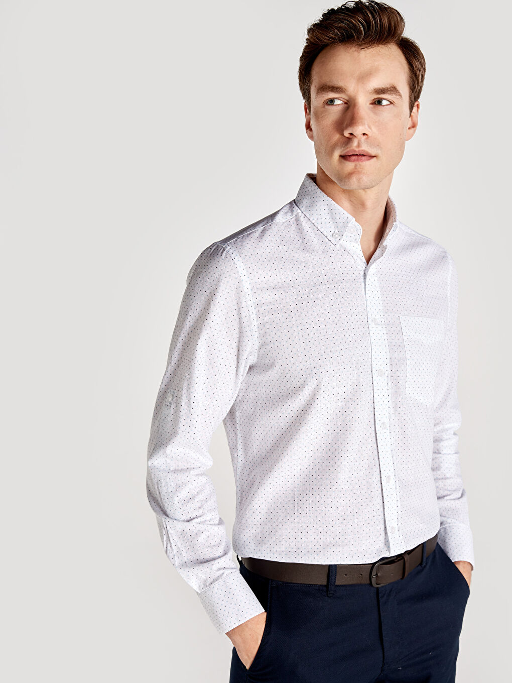 Chemise BLANC Homme-1
