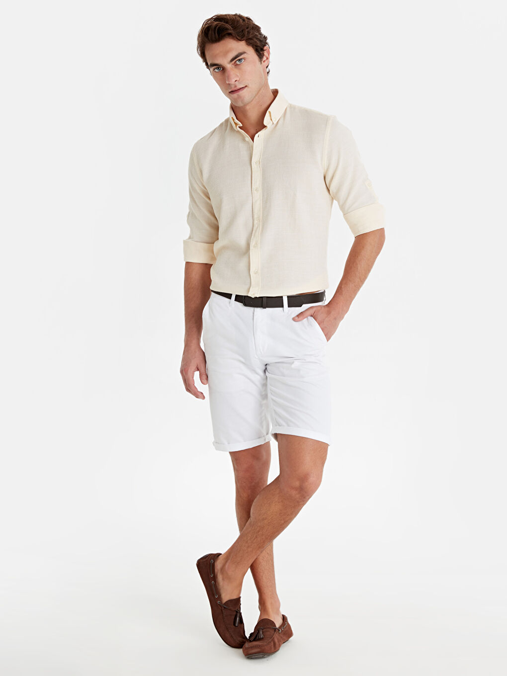 ŽUTA Košulja Muškarac-2