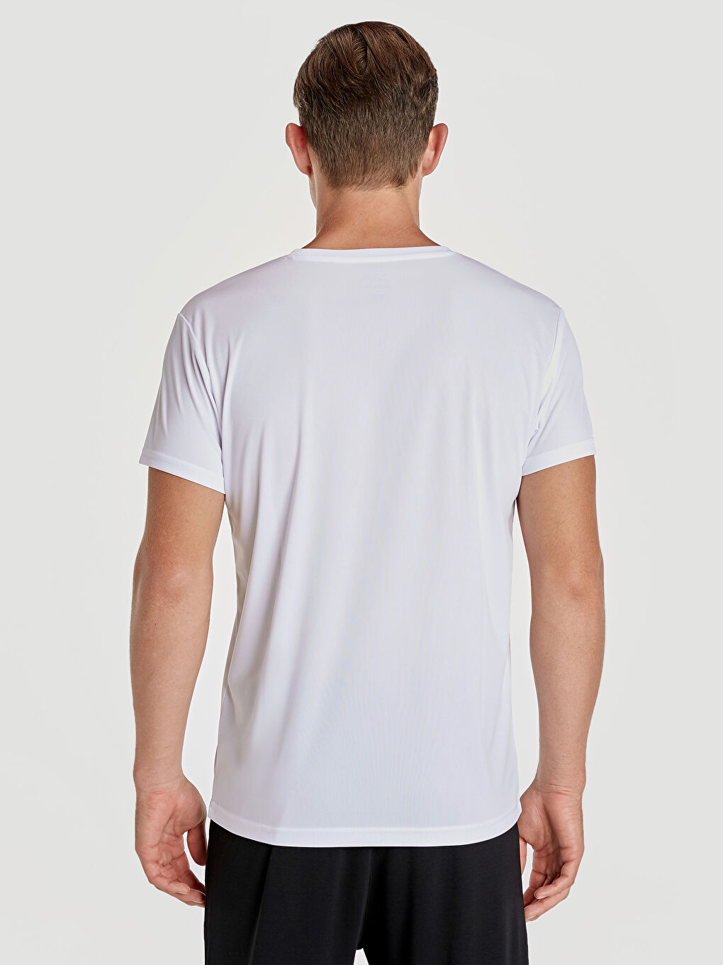 Optik Beyaz Spor Tişört-2