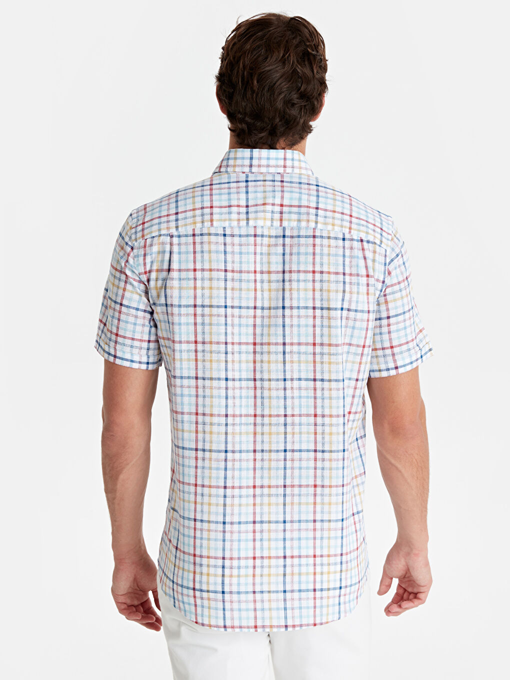 Sarı Ekoseli Gömlek-2