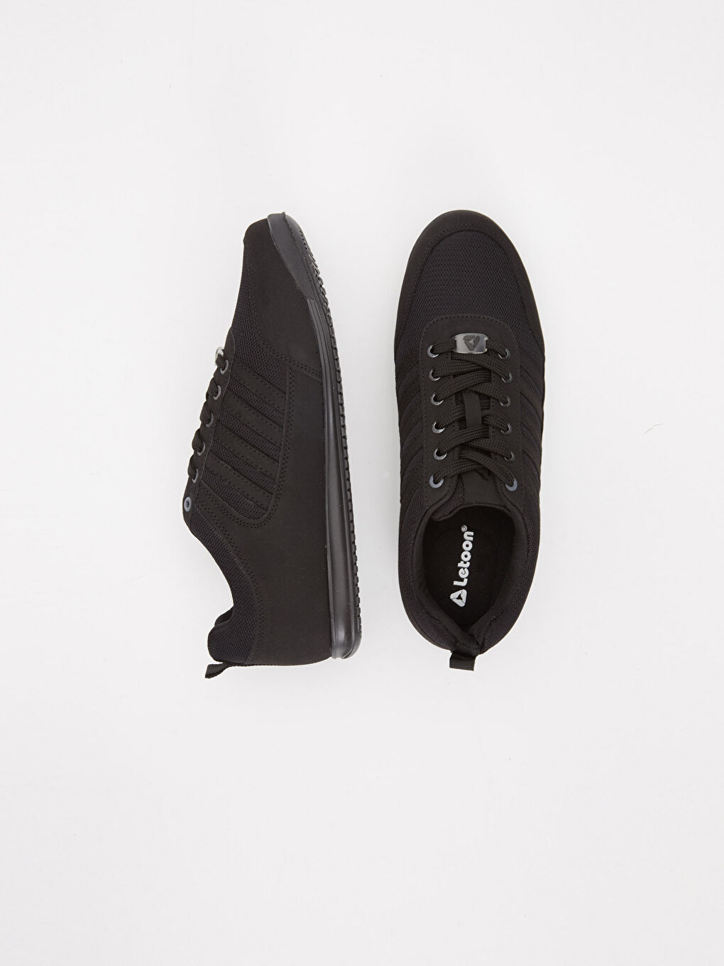 Siyah Erkek Bağcıklı Spor Ayakkabı-2