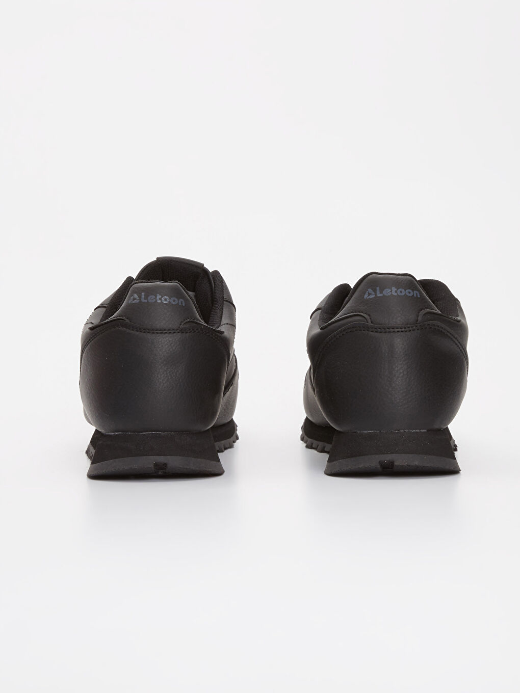 Siyah Erkek Kalın Taban Spor Ayakkabı-4