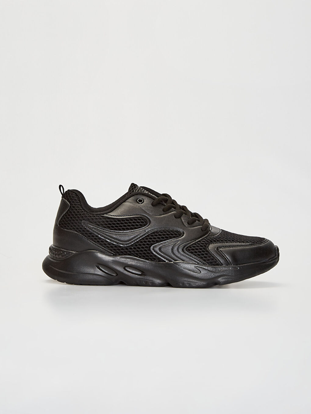 Siyah Erkek Bağcıklı Spor Ayakkabı