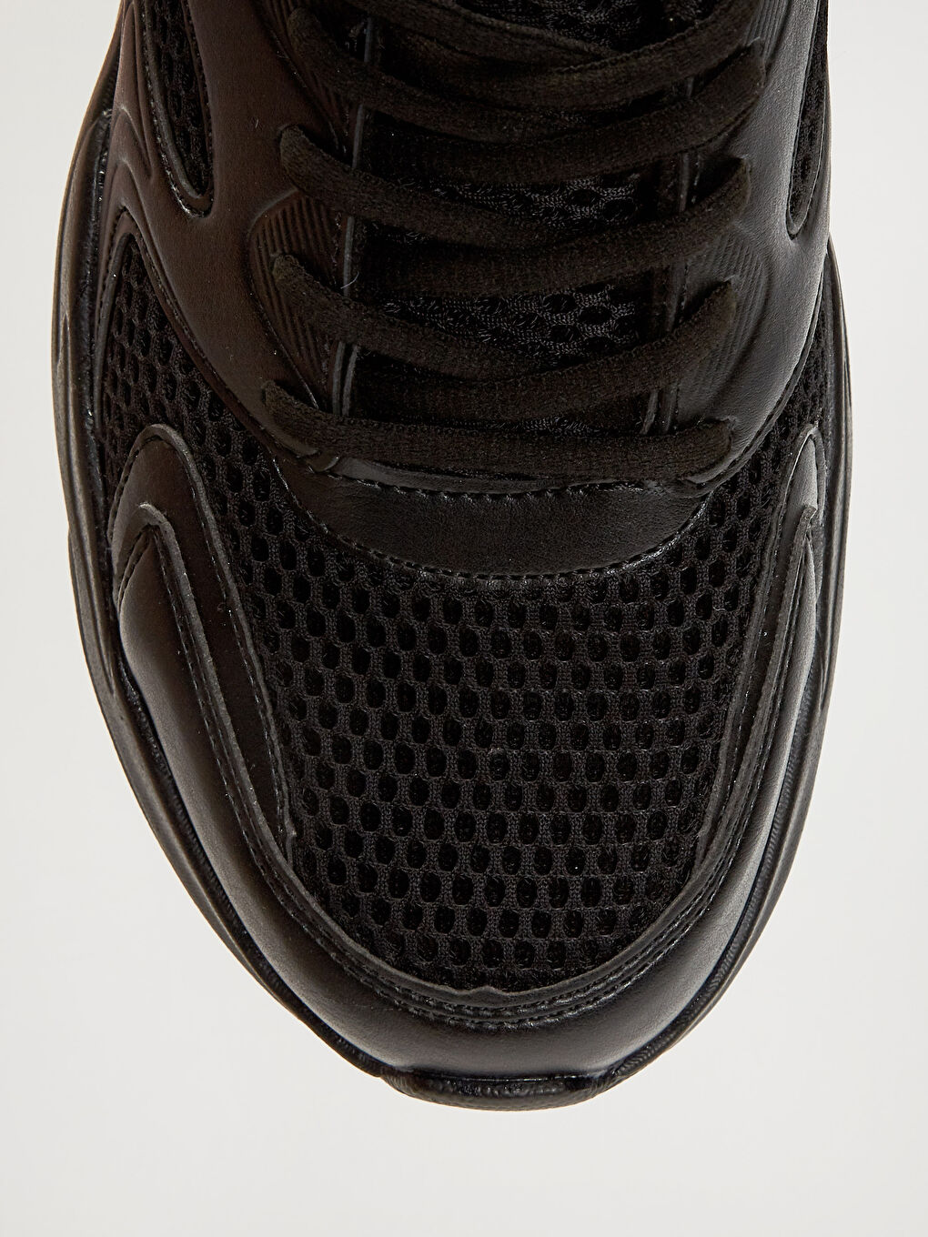 Siyah Erkek Bağcıklı Spor Ayakkabı-4