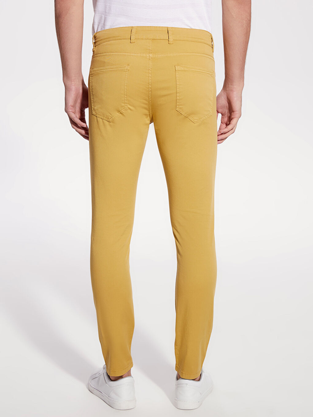 Pantalon chino JAUNE Homme-3