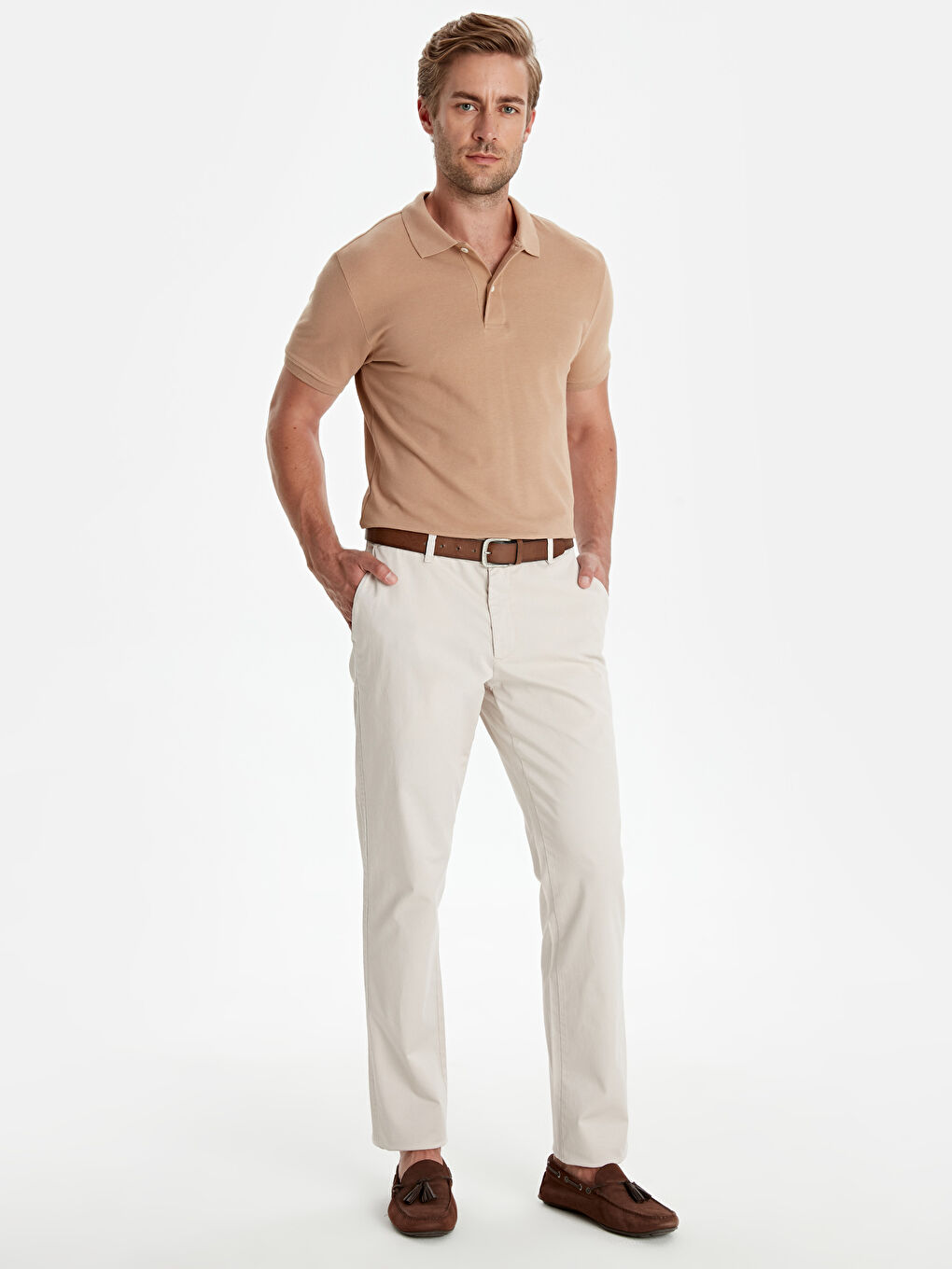 LCWAIKIKI Classic Man BEIGE Chino Trousers -9SA391Z8-Q33