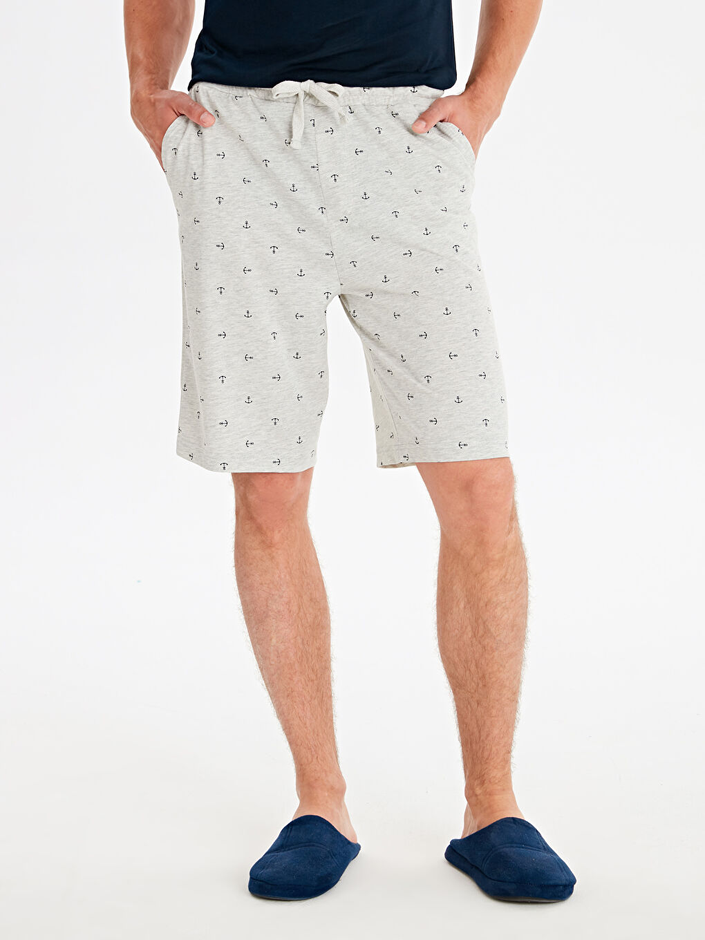 Man GREY Pyjama Bottoms-1