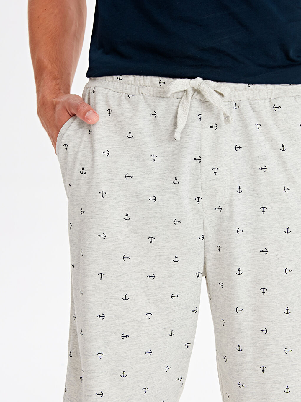 Man GREY Pyjama Bottoms-3