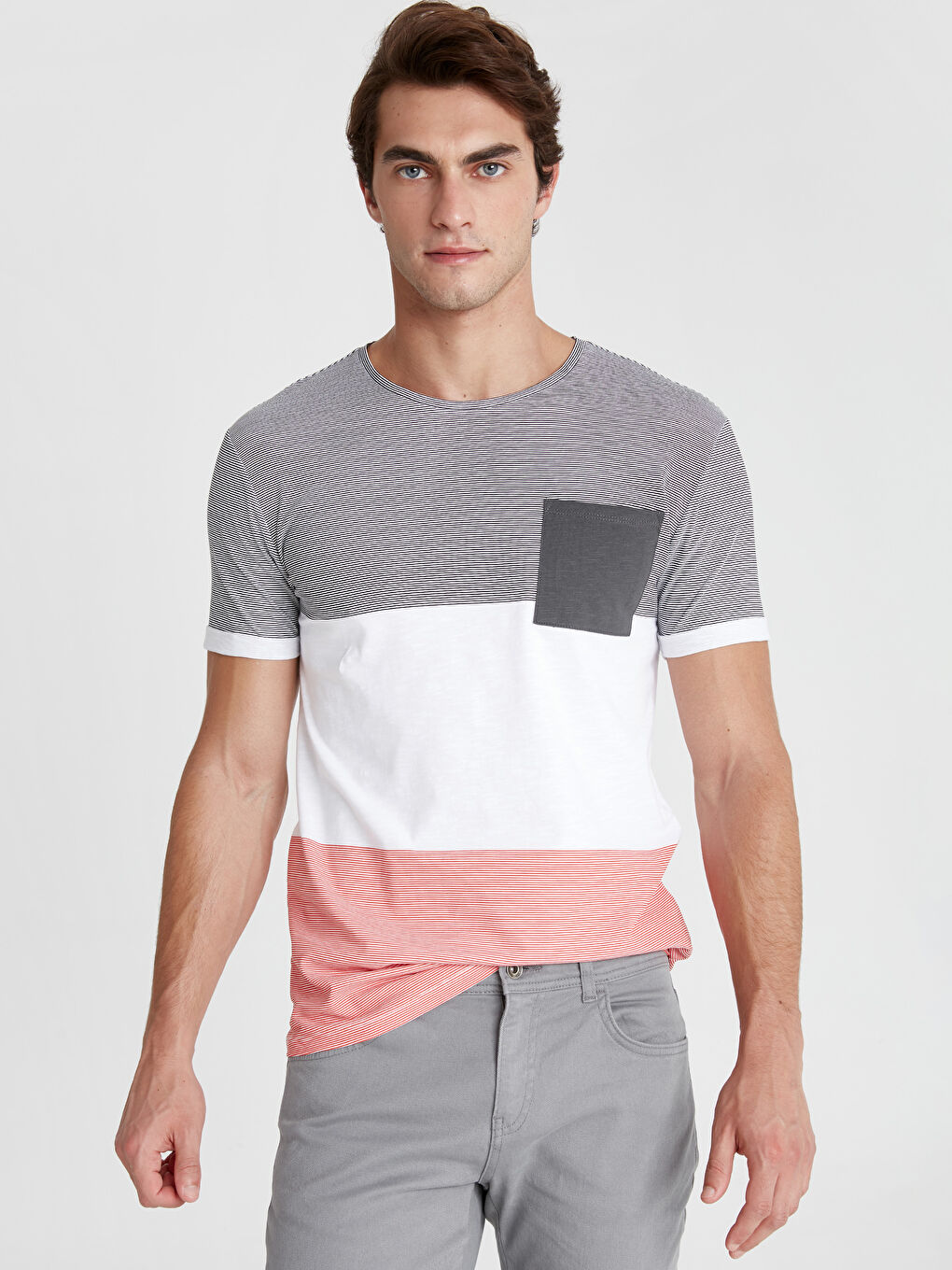 Optik Beyaz Tişört-1