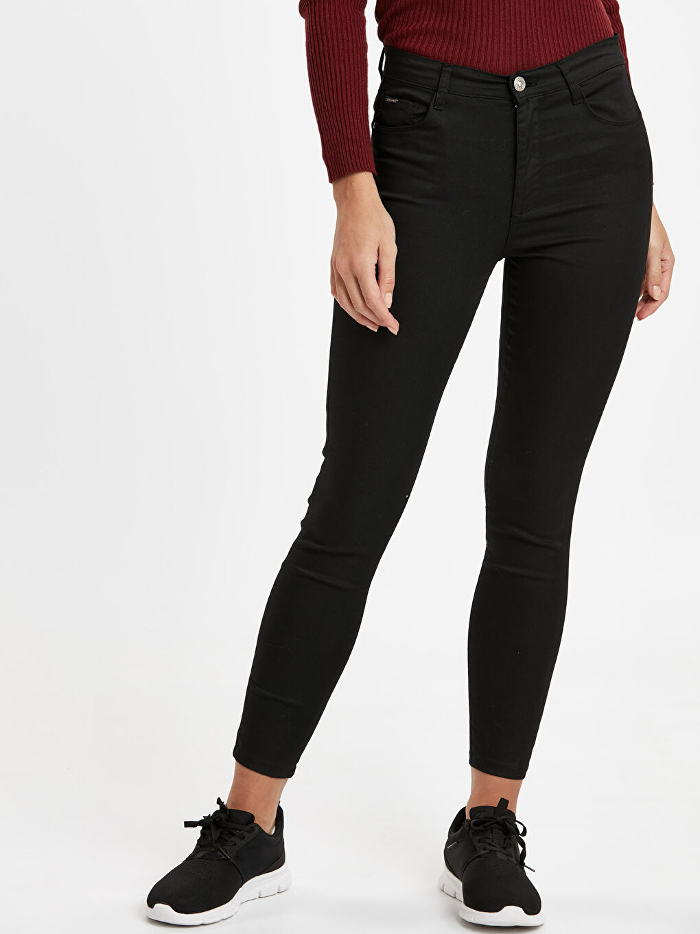 Siyah Mercury Skinny Fit Kadın Jean Pantolon-1