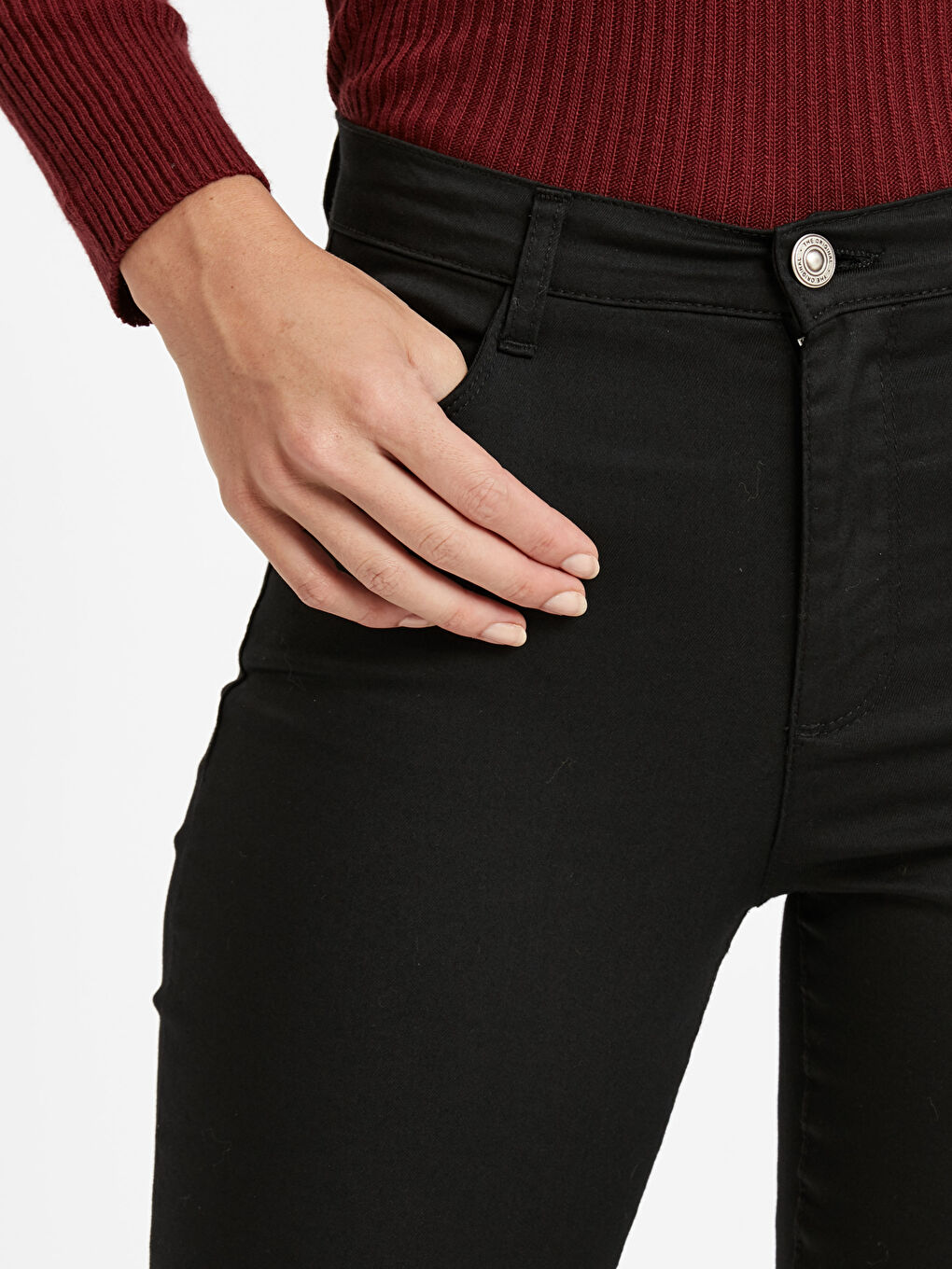 Siyah Mercury Skinny Fit Kadın Jean Pantolon-3