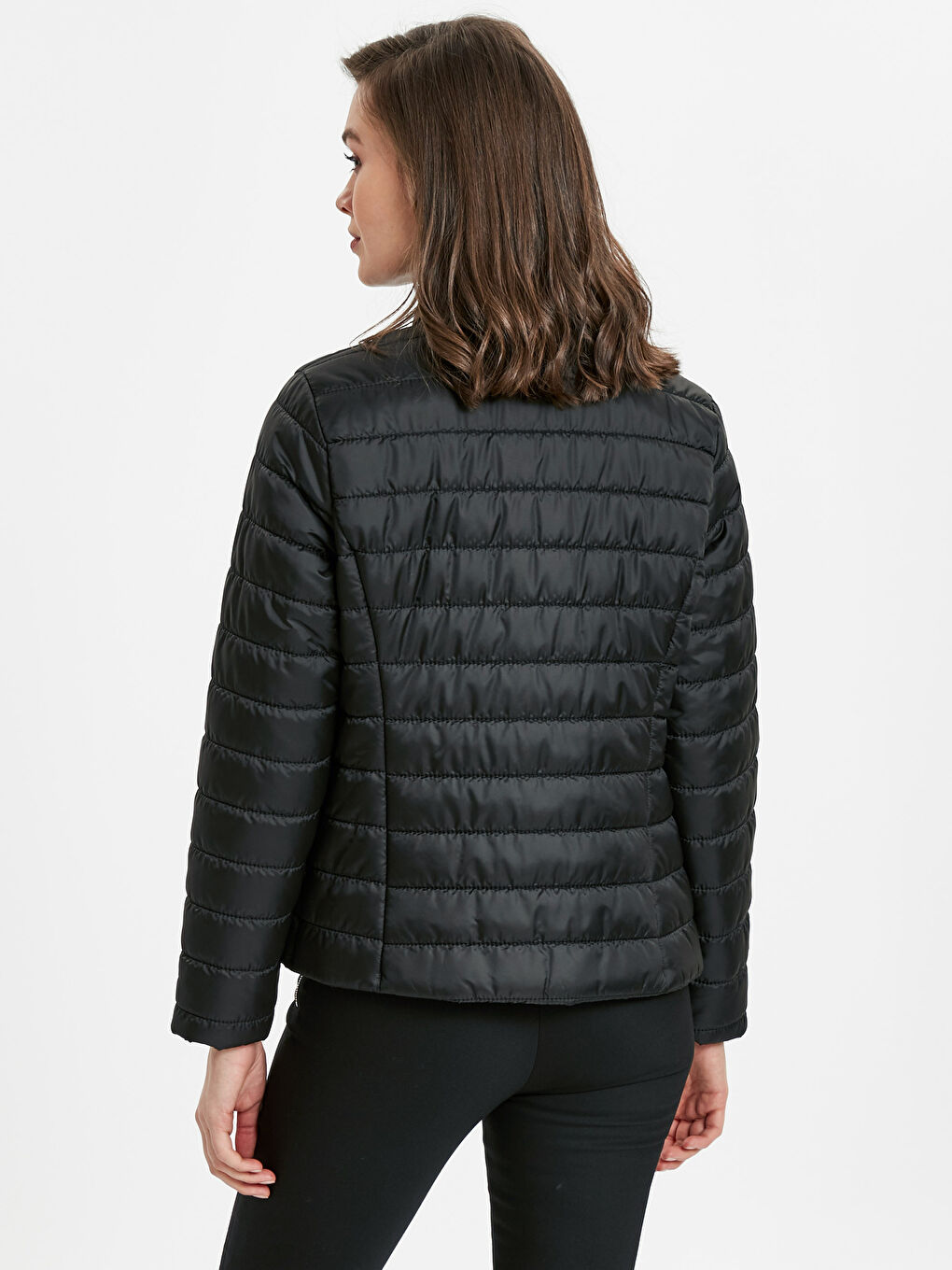 Siyah Şişme Mont-2