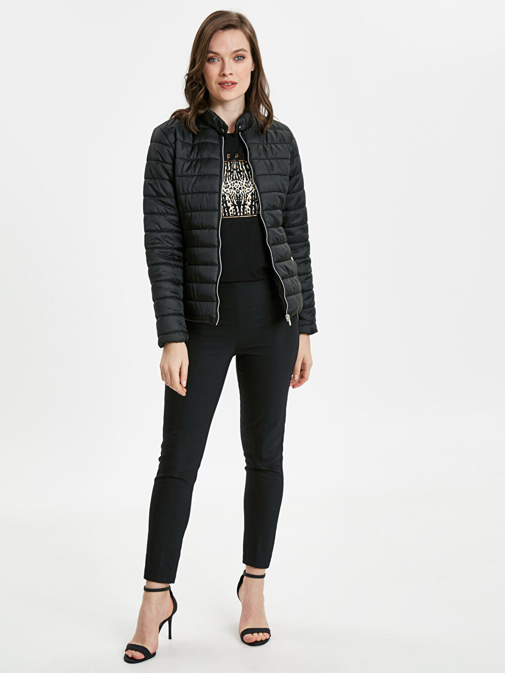 Siyah Şişme Mont-3